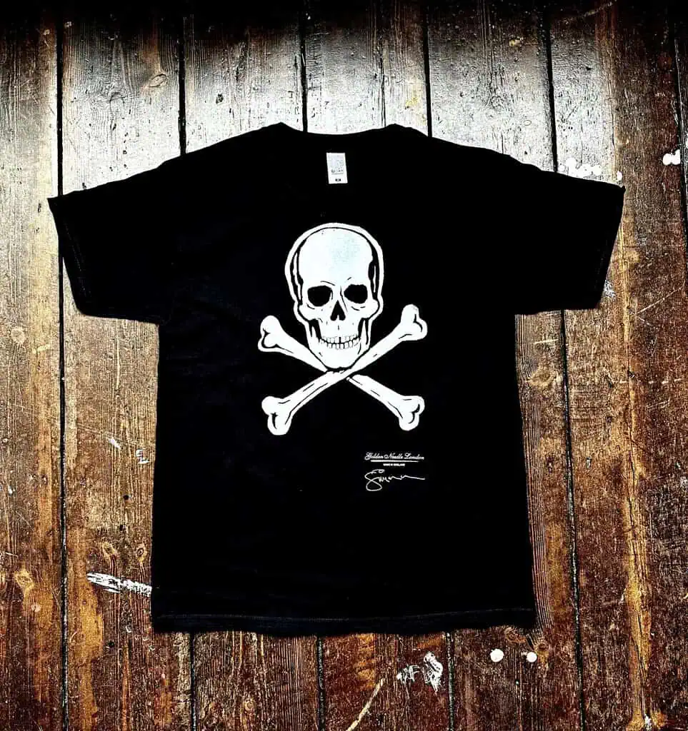 Golden Needle London x Paul Simonon - Skull Design