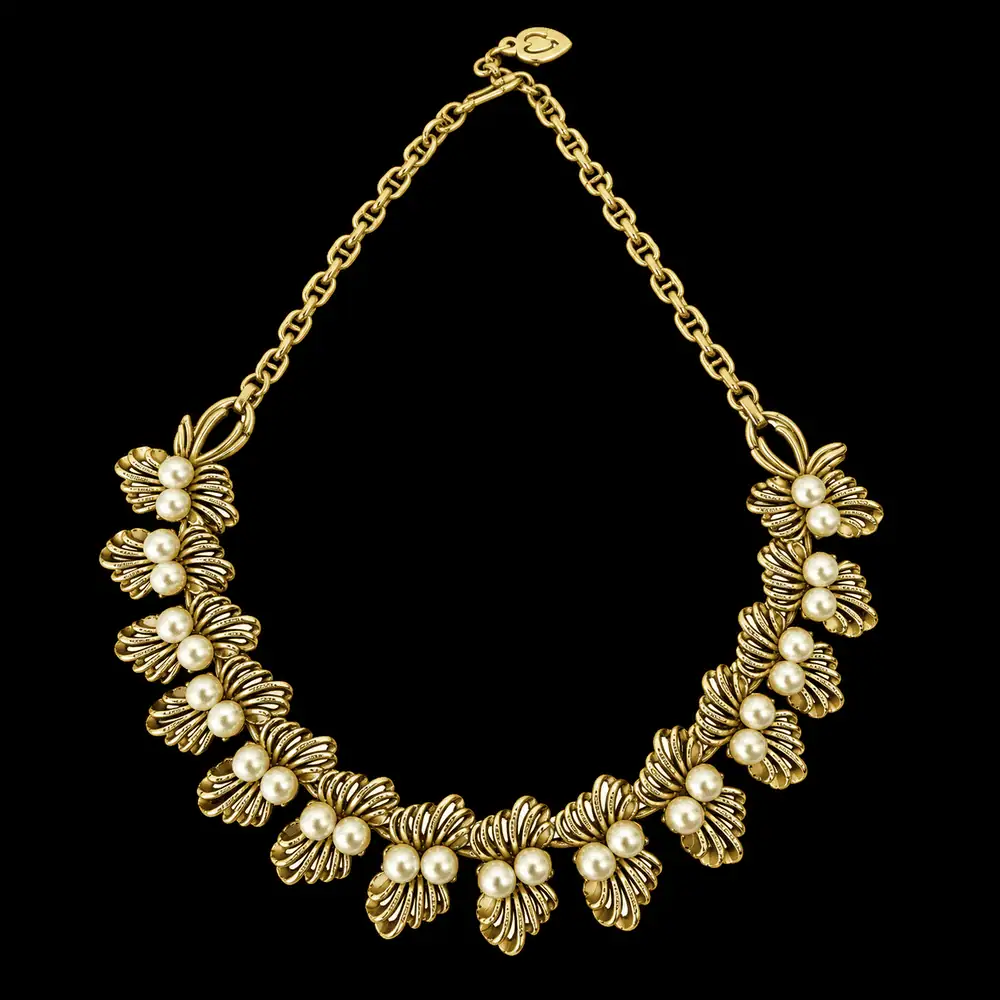 Golden Needle London Necklace