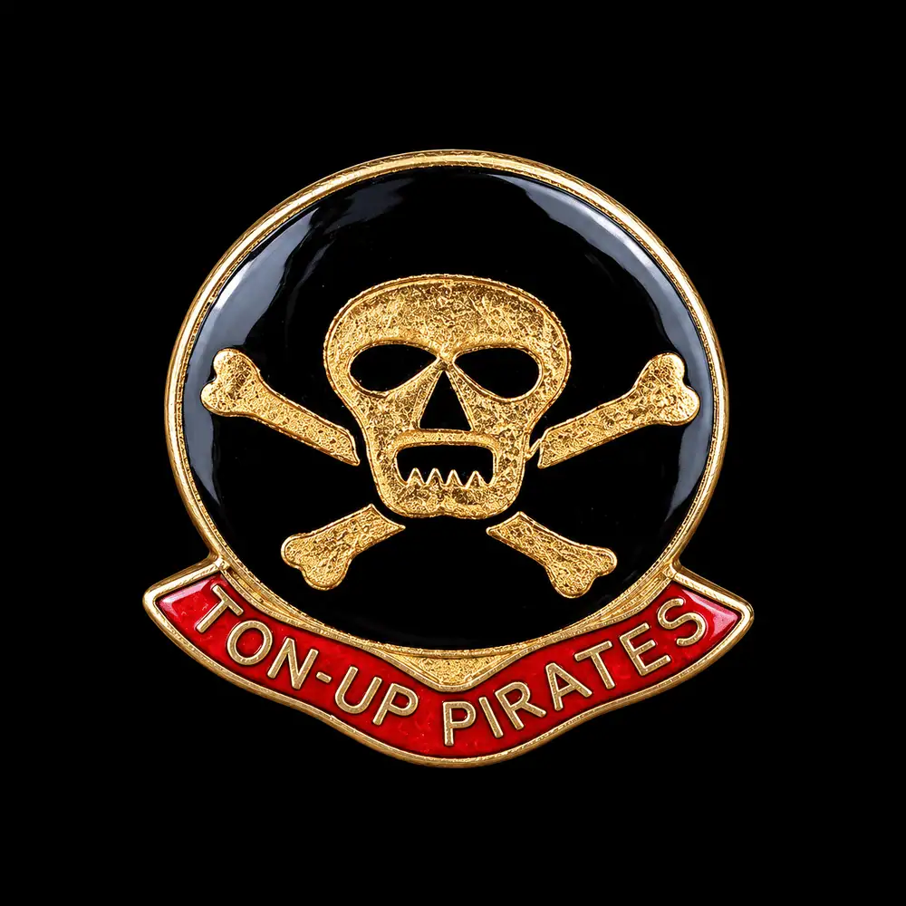 Golden Needle London Pirate Badge
